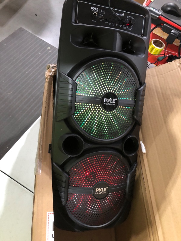 Photo 2 of Pyle Portable Bluetooth PA Speaker System