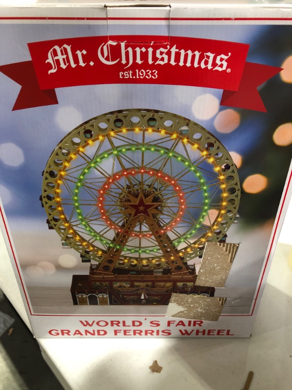 Photo 2 of **SEE NOTES**
Mr. Christmas World's Fair Grand Ferris Wheel Musical Animated 