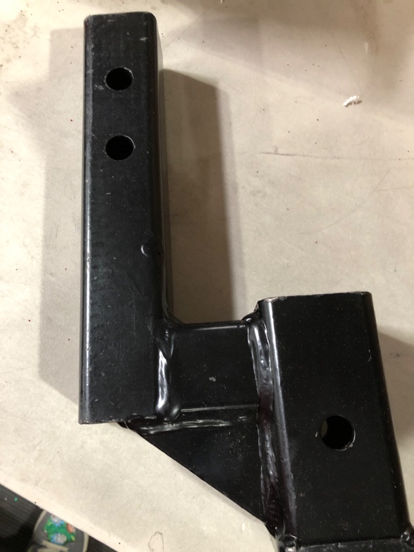 Photo 1 of TOPTOW 64122 2-inch Receiver Trailer Hitch Extension Riser with 4.25-inch Rise/Drop, 7" & 9" Extender, 2-inch Solid Shank, 10000lbs Towing Capacity, Anti-Rattle Bolt
