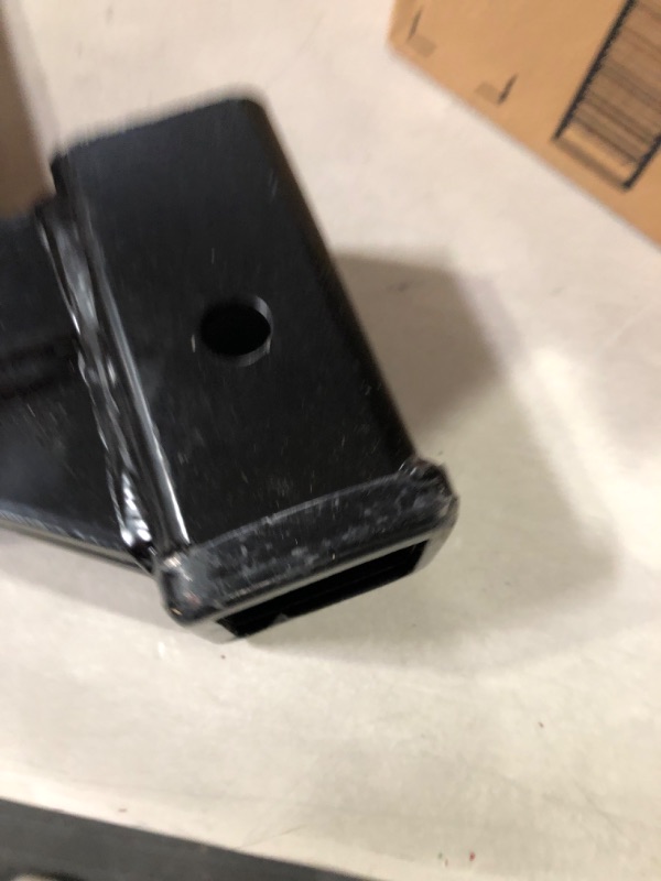 Photo 1 of TOPTOW 64122 2-inch Receiver Trailer Hitch Extension Riser with 4.25-inch Rise/Drop, 7" & 9" Extender, 2-inch Solid Shank, 10000lbs Towing Capacity, Anti-Rattle Bolt