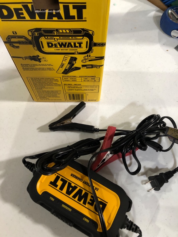 Photo 2 of DEWALT DXAEC2 DXAEC2 Professional 2-Amp Automotive Battery Charger and Maintainer