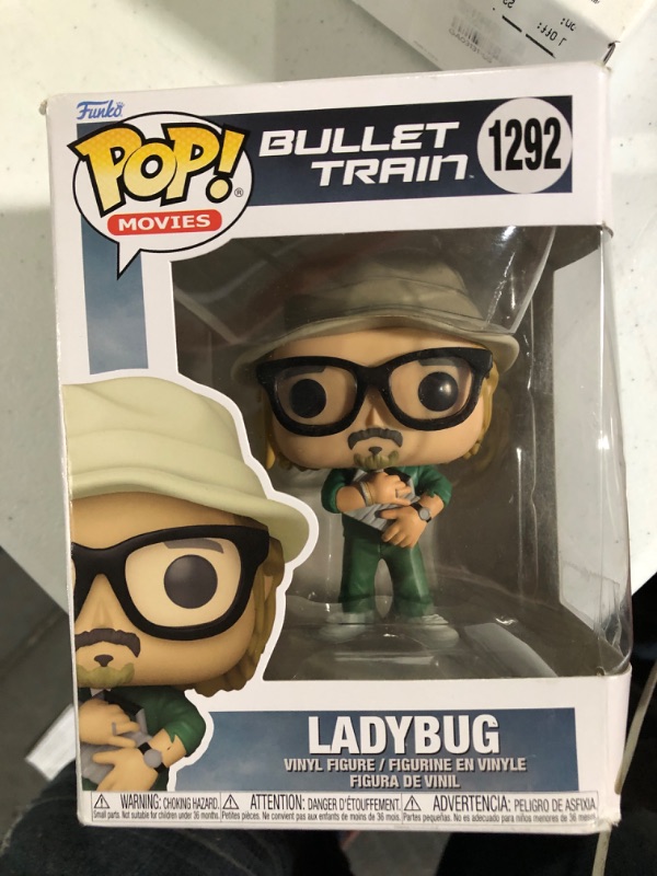 Photo 2 of Funko Pop! Movies: Bullet Train - Ladybug with Chase (Styles May Vary)