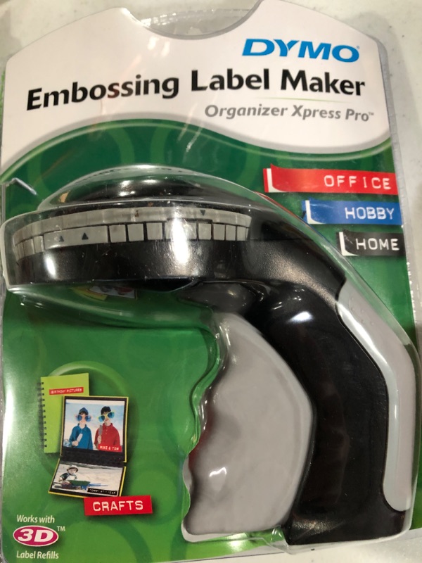 Photo 2 of DYMO Embossing Label Maker with 3 Label Tapes 12966 Machine + 3 tapes