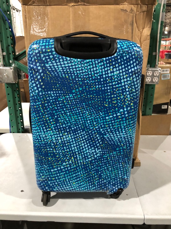 Photo 2 of American Tourister Moonlight Hardside Expandable Luggage, Blue Dots