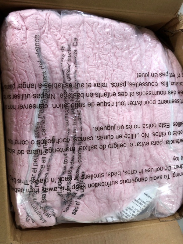 Photo 1 of ALIMORDEN 2-in-1 Flip Out Cuddly Sherpa Toddler Couch Convertible Sofa to Lounger, Pink