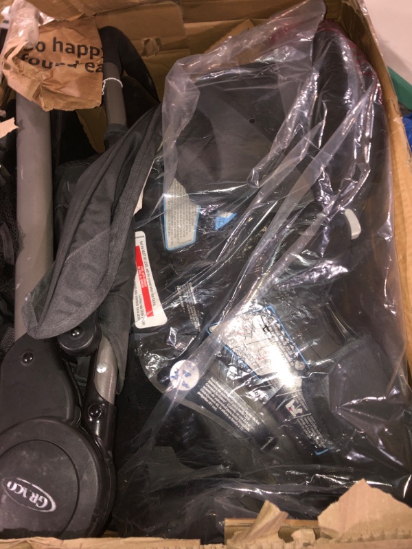 Photo 2 of Graco FastAction SE Travel System | Includes Quick Folding Stroller and SnugRide 35 Lite Infant Car Seat, Redmond FastAction Fold SE Redmond