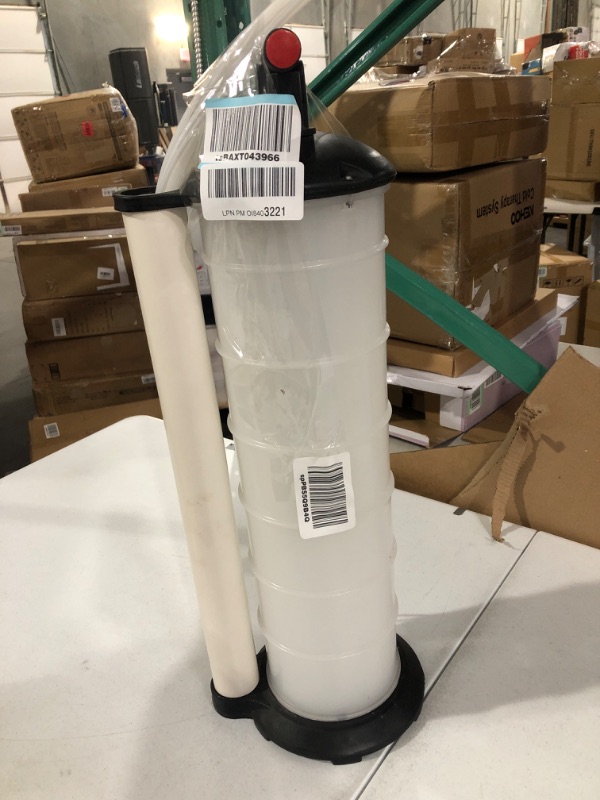 Photo 1 of SUPERFASTRACING Oil Fluid Extractor 7L Manual Vacuum Fuel Petrol Pump Transfer Syphon Suction