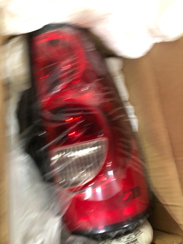 Photo 1 of Auto Dynasty Factory Style Rear Tail Lights Brake Lamps with Wiring Harness Compatible with Chevy Silverado 1500 2500 3500 2003-2007, Driver Left Side, Red Lens