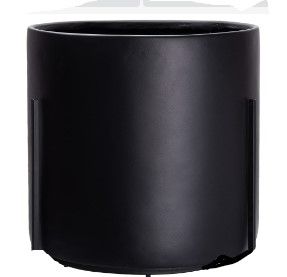 Photo 3 of ** SEE NOTES** D'vine Dev Modern Black Plants Pot Cylinder Planter with Heavy Duty Stand
