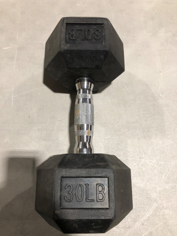 Photo 2 of Amazon Basics 30lb Dumbbell