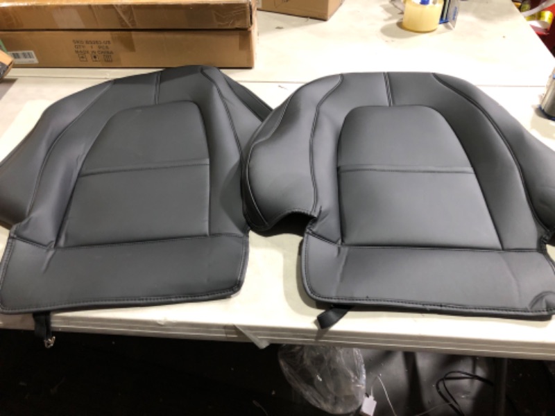 Photo 2 of BASENOR Tesla Leather Seat Protectors