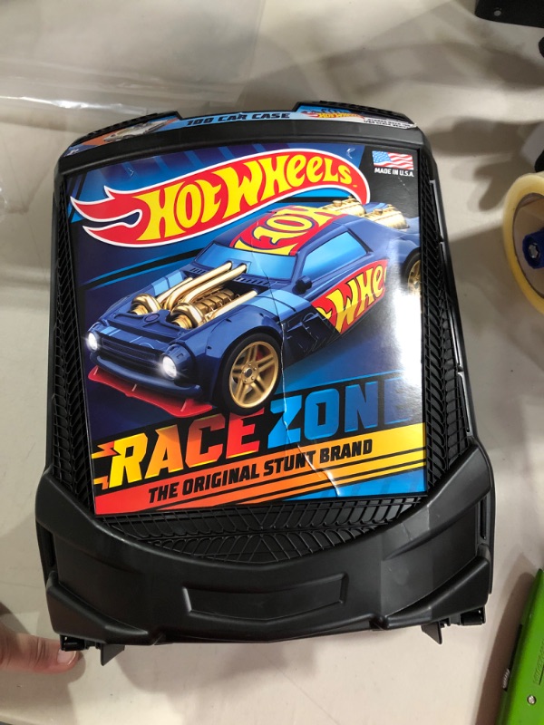 Photo 2 of Hot Wheels 100-Car, Rolling Storage Case with Retractable Handle, Model:20135 100 Car