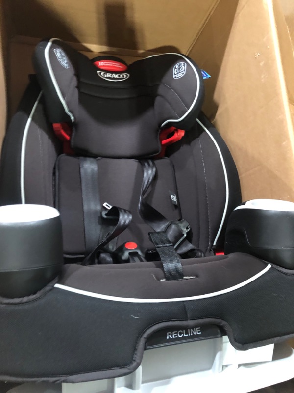 Photo 2 of Graco Atlas 65 2 in 1 Harness Booster Seat | Harness Booster and High Back Booster in One, Glacier , 19x22x25 Inch (Pack of 1)