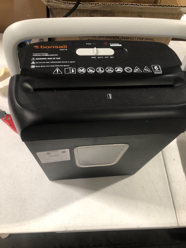 Photo 2 of Bonsaii Paper Shredder for Home Use,