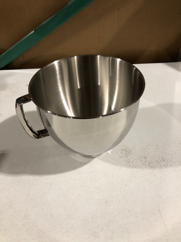 Photo 2 of 5 QT Stainless Steel Mixer Bowl.