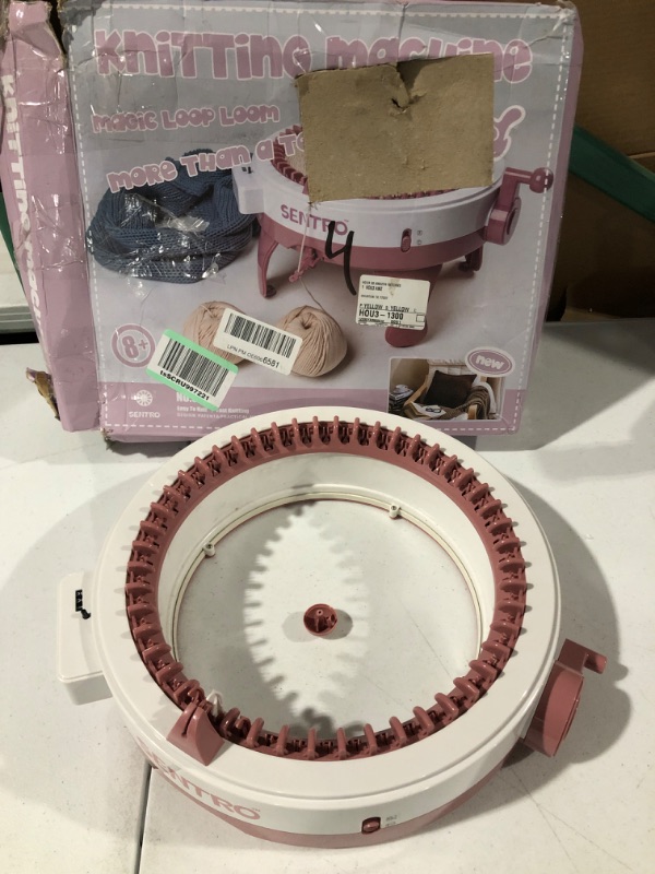 Photo 2 of 48 Needles Knitting Machines with Row Counter, Smart Knitting Round Loom for Adults/Kids, 