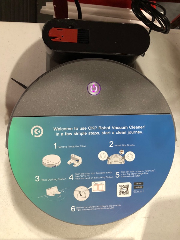 Photo 2 of [USED] OKP K4 Robot Vacuum Cleaner