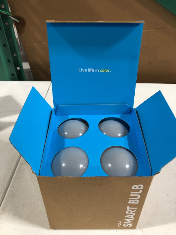 Photo 4 of * BUNDLE *Smart Light Bulbs [4 Pack], WiFi & Bluetooth 5.0, Compatible w/ Alexa & Google w/o Hub. AND   Strength + Energy (Pineapple Coconut) Chesapeake Bay Candle Large