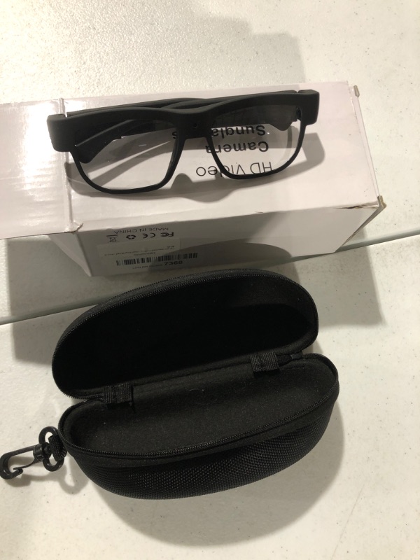 Photo 2 of SEE NOTES****
Camera Glasses 1080P Outdoor HD Video Glasses Portable Wearable Eye Glasses - NO CHARGING CABLE