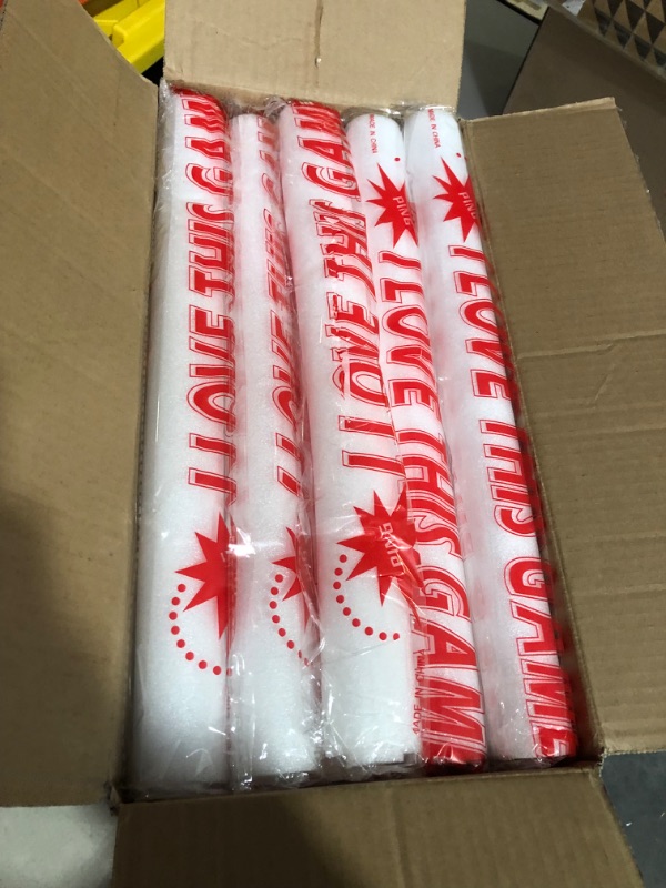 Photo 1 of 46Pcs Foam Glow Sticks, LED Foam Sticks, Glow Sticks Bulk with 3 Modes Colorful Flashing, Glow Sticks Party Pack, Light up Foam Sticks for Wedding, Birthday, Raves, Concert, Christmas, Halloween 46 Pack