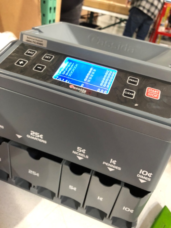 Photo 2 of Cassida C300 Professional USD Coin Counter, Sorter and Wrapper/Roller