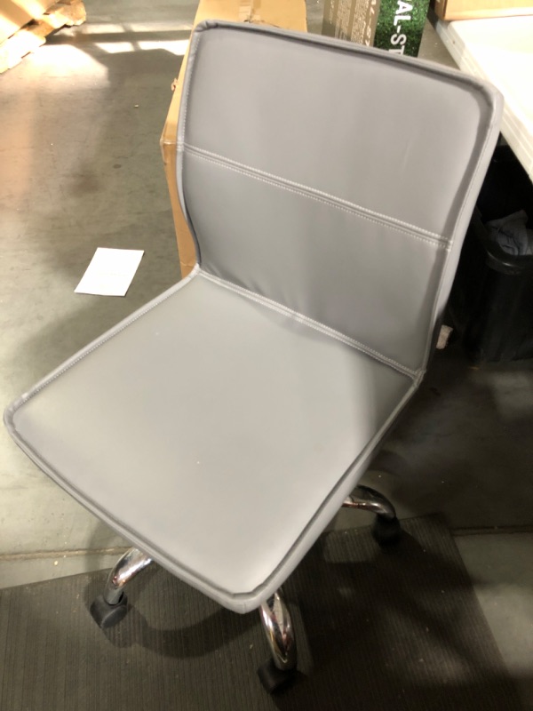 Photo 1 of Amazon Basics Modern Armless Office Desk Chair