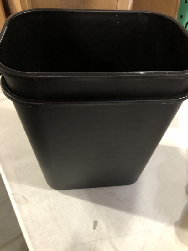 Photo 2 of AmazonCommercial 3 Gallon Commercial Office Wastebasket, Black, 2-Pack 