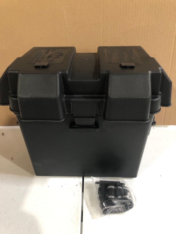 Photo 2 of NOCO Snap-Top HM300BKS Battery Box, Group 24 12V Outdoor Waterproof Battery Box for Marine, Automotive, RV, Boat, Camper and Travel Trailer Batteries