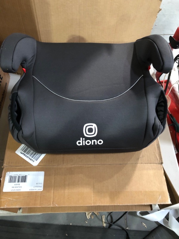 Photo 3 of Diono Solana 2022, No Latch, Single Backless Booster Car Seat Charcol