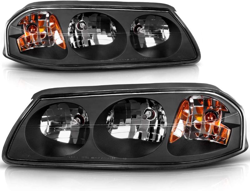 Photo 1 of AUTOSAVER88 Headlight Assembly and Fog Light Set Compatible with 2000-2005 Chevy Impala