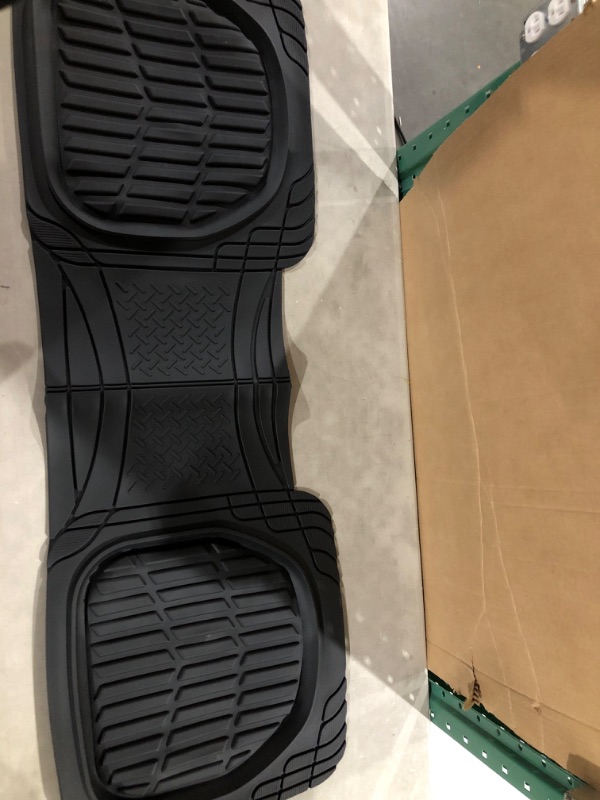 Photo 2 of Motor Trend - MT-923-BK 923-BK Black FlexTough Contour Liners-Deep Dish Heavy Duty Rubber Floor Mats