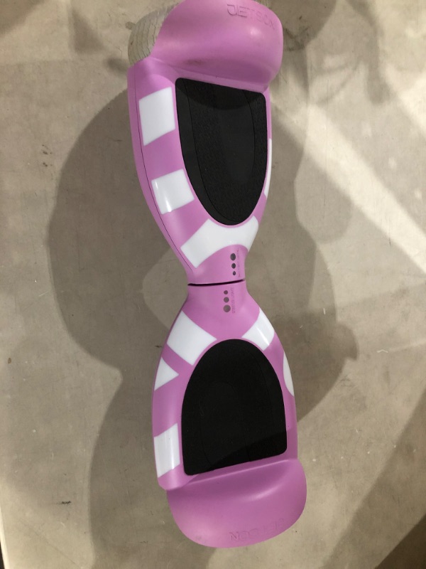 Photo 2 of *SEE NOTES* Jetson All Terrain Light Up Self Balancing Hoverboard with Anti-Slip Grip Pads, for riders up to 220lbs Purple