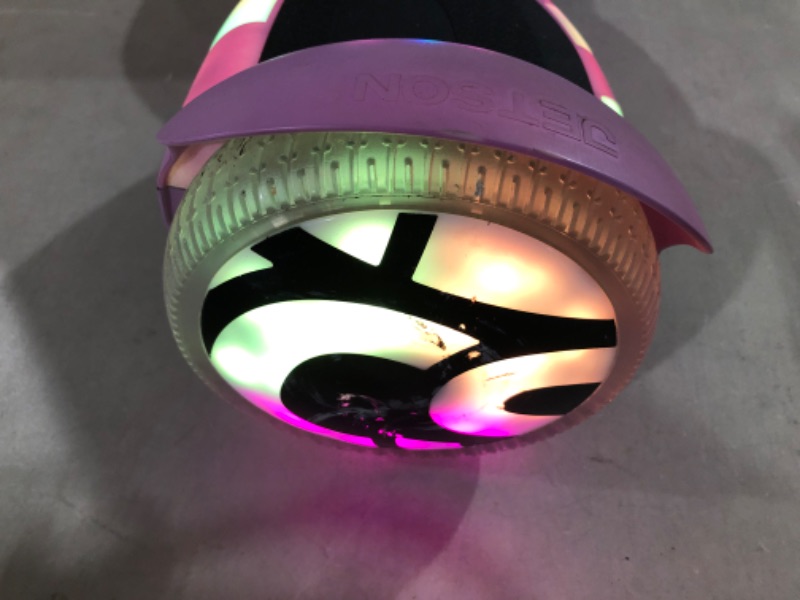 Photo 5 of *SEE NOTES* Jetson All Terrain Light Up Self Balancing Hoverboard with Anti-Slip Grip Pads, for riders up to 220lbs Purple