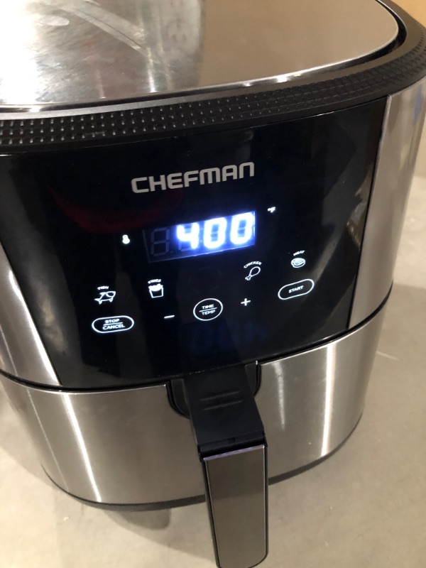 Photo 5 of *SEE NOTES* Chefman TurboTouch Air Fryer, One-Touch Digital Controls