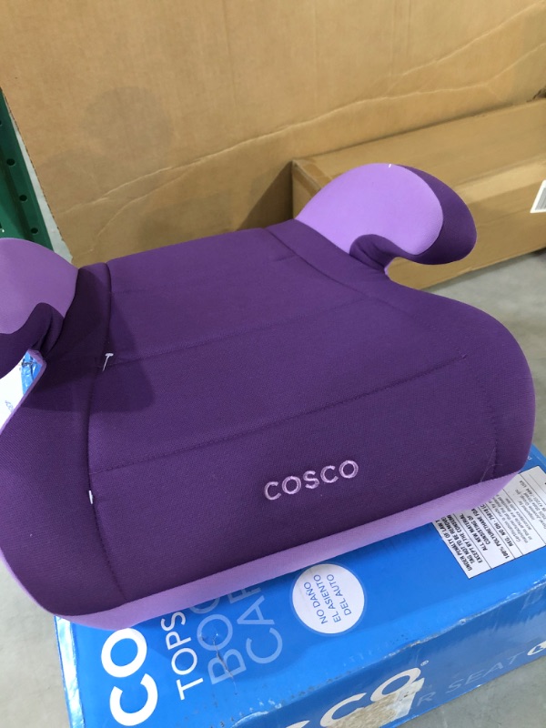 Photo 2 of Cosco Topside Child Safe Belt Positioned Backless Booster Car Seat, Purple Grape