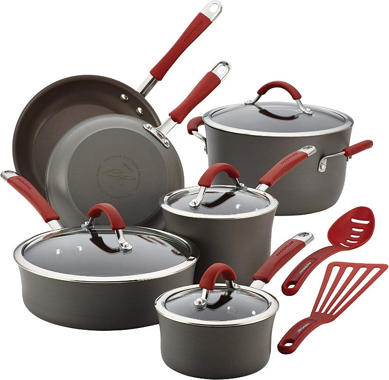 Photo 1 of *SEE NOTES* Gourmet Prima 12-Piece Stainless Steel Cookware Set with Lids