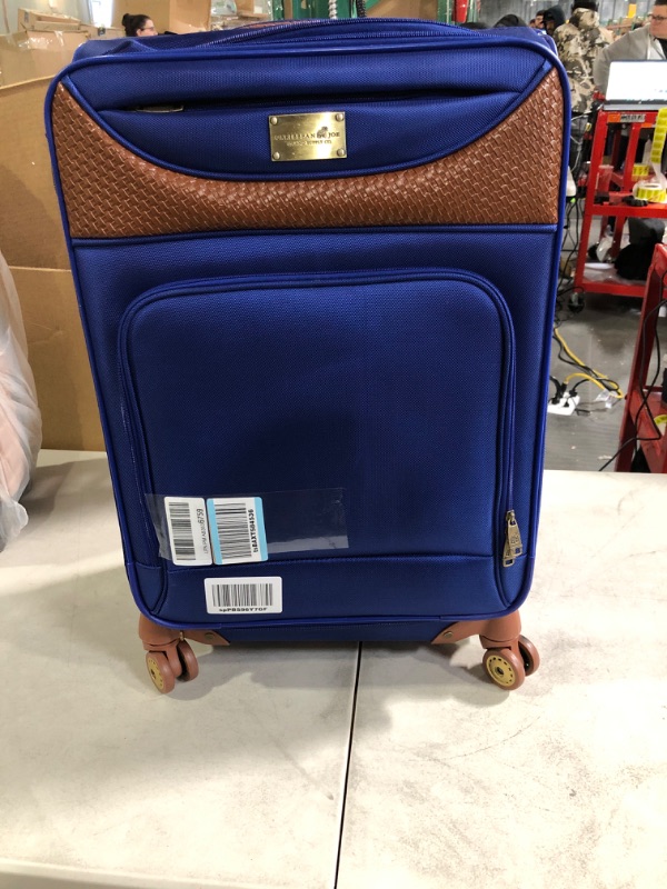 Photo 2 of Caribbean Joe Designer Luggage Collection - Expandable 24 Inch Softside Bag (Royal Blue)