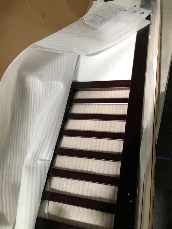 Photo 1 of DaVinci Toddler Bed Conversion Kit (M3099) in Dark Java