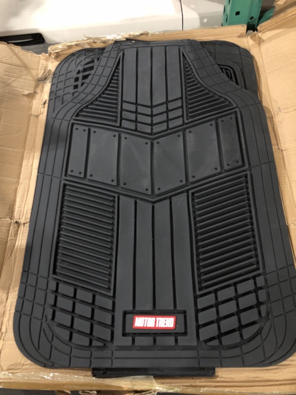 Photo 2 of Motor Trend DualFlex All-Weather Rubber Floor Mats