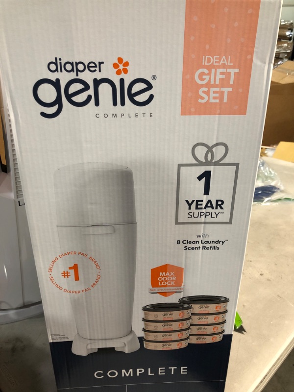 Photo 2 of Diaper Genie Baby Registry Set | Includes Diaper Genie Complete Diaper Pail