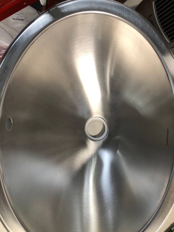 Photo 1 of  Undermount Stainless Steel Oval Bowl Lavatory Sink with Overflow