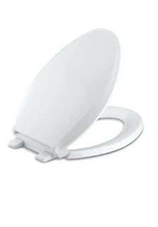 Photo 1 of  Quiet Close Toilet Seat, White & Fluidmaster 