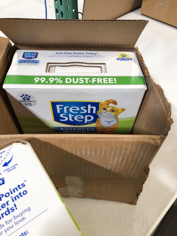 Photo 2 of 2 boxes Fresh Step Advanced Simply Unscented Clumping Cat Litter