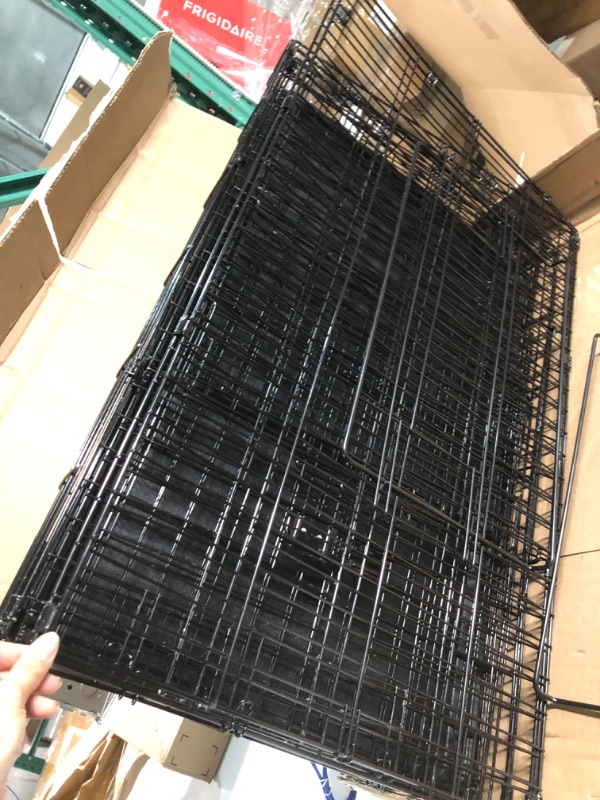 Photo 3 of *USED/ SEE NOTES*Amazon Basics 3-Tier Wire Cat Cage Playpen Kennel, Large, 36 x 22 x 51 Inches, Black