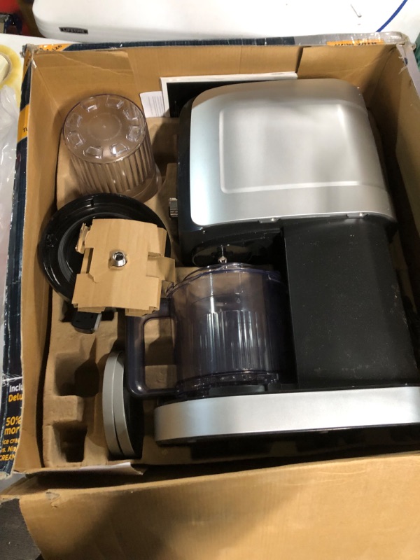 Photo 3 of *USED/SEE NOTES* Ninja NC501 CREAMi Deluxe 11-in-1 Ice Cream & Frozen Treat Maker with 2 XL Family Size Pint Containers, Silver 11 Functions + (2) 24 oz. Pints