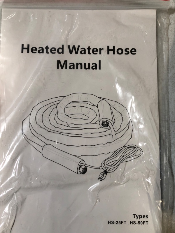Photo 3 of  50 FT Heated Water Hose 6FT CORD