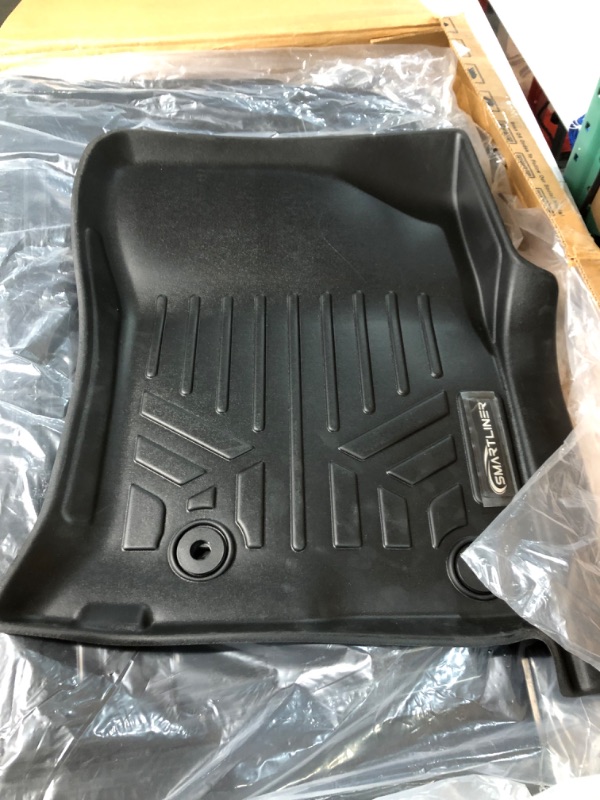 Photo 4 of *USED/MISSING PARTS/SEE NOTES* SMARTLINER 3 Row Floor Mats & Cargo Liner Behind 3rd Row Set Compatible with 2021-2023 Suburban/Yukon XL w/ 2nd Row Bench Seat