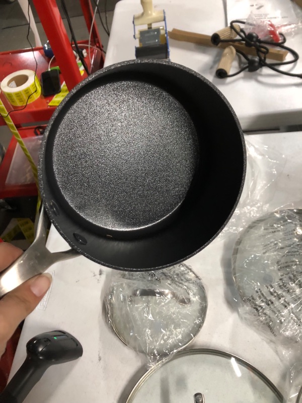 Photo 9 of *USED/SEE NOTES*
GreenPan SearSmart Hard Anodized Healthy Ceramic Nonstick 10 Piece, Black