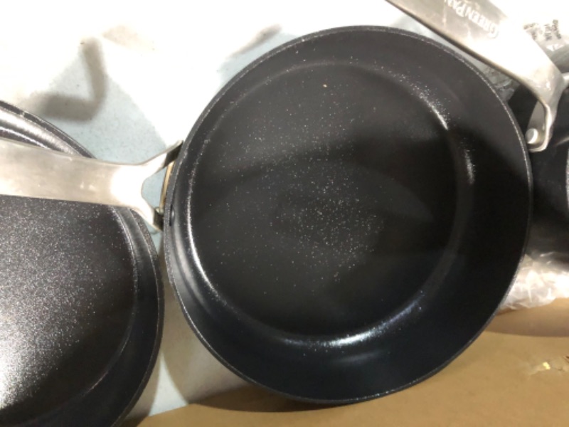 Photo 13 of *USED/SEE NOTES*
GreenPan SearSmart Hard Anodized Healthy Ceramic Nonstick 10 Piece, Black