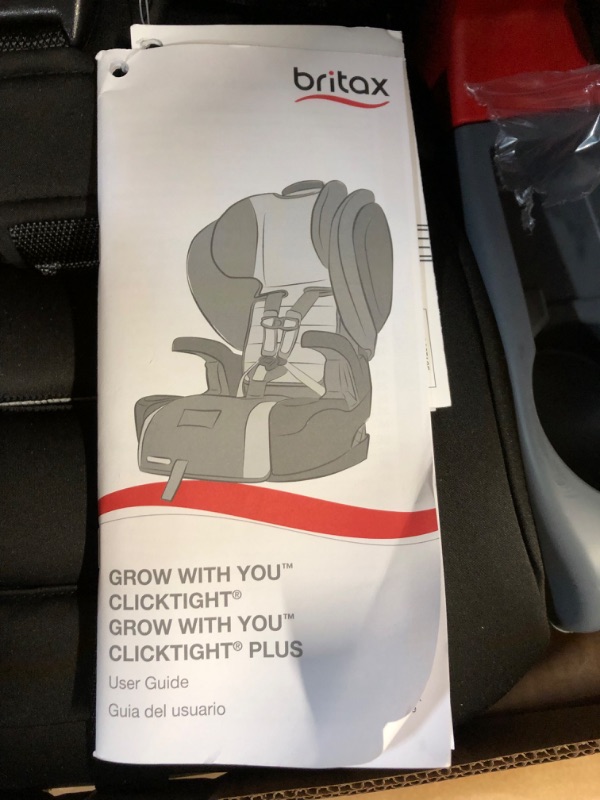 Photo 4 of Britax Grow with You ClickTight Harness-2-Booster Car Seat, Cool Flow Gray ClickTight Cool Flow Gray